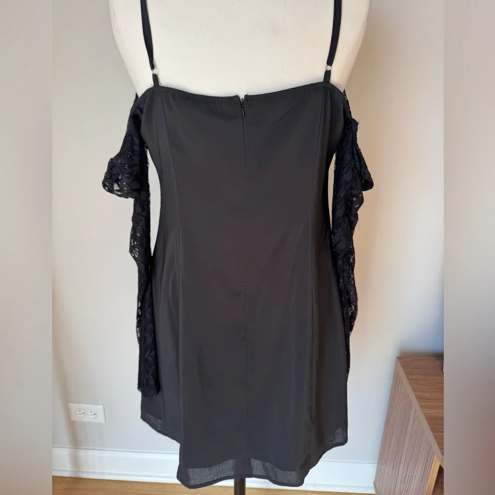 Princess Polly Black Lace Sleeve Dress - Picture 6 of 10